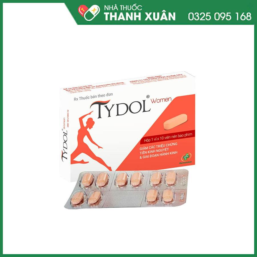 Tydol Women thuốc giảm các hội chứng tiền kinh nguyệt và trong lúc hành kinh